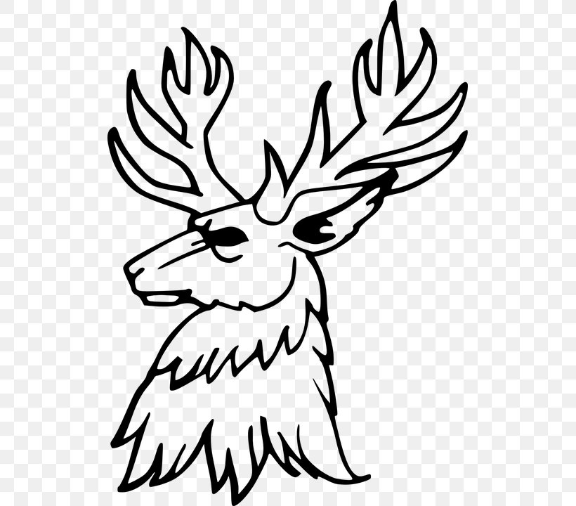 Reindeer Drawing Antler Clip Art, PNG, 513x720px, Deer, Antler, Art, Artwork, Beak Download Free