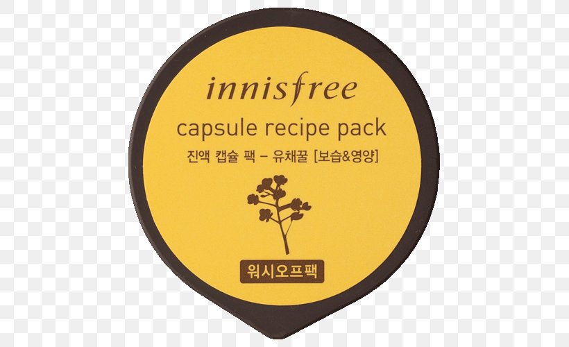 Tea Honey Innisfree Capsule Recipe Pack 10ml Mousse, PNG, 500x500px, Tea, Brand, Canola Oil, Capsule, Cosmetics Download Free