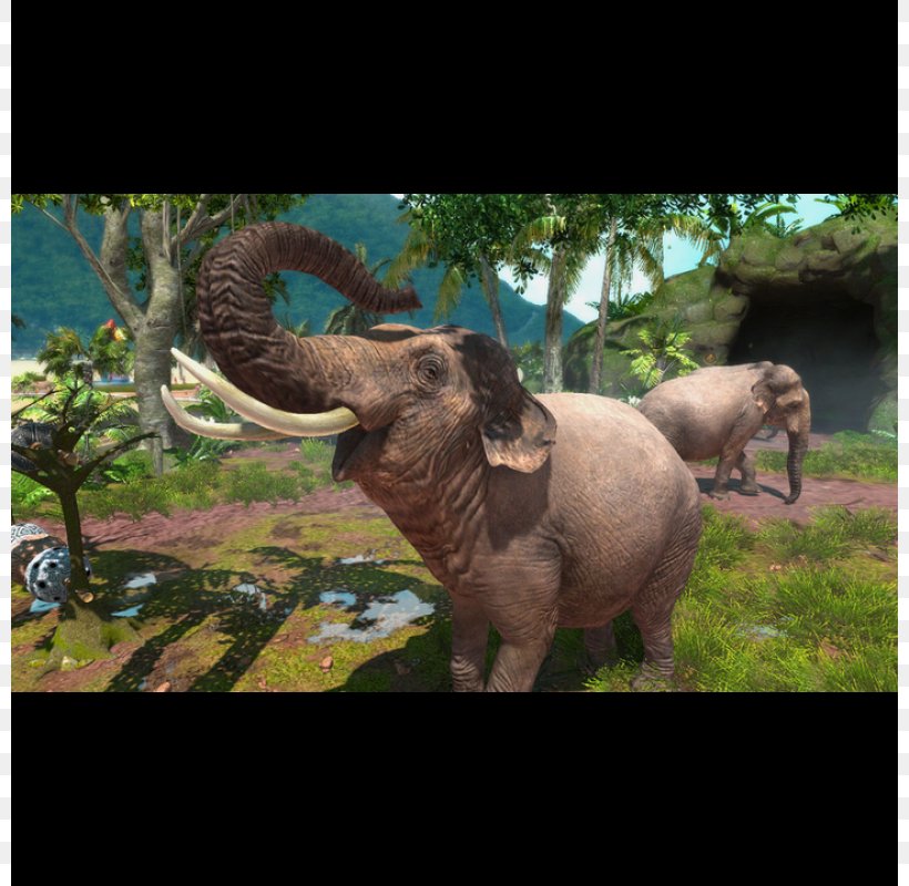 Zoo Tycoon 2: Dino Danger Pack RollerCoaster Tycoon 3 Microsoft Studios Video Game, PNG, 800x800px, Zoo Tycoon, African Elephant, Blue Fang Games, Cattle Like Mammal, Elephant Download Free