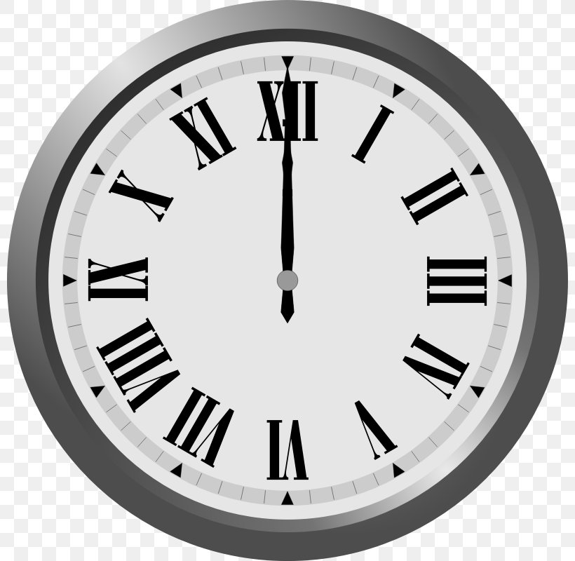 Clock Face Roman Numerals Numerical Digit Clip Art, PNG, 800x800px, Clock, Clock Face, Digital Clock, Floor Grandfather Clocks, Home Accessories Download Free