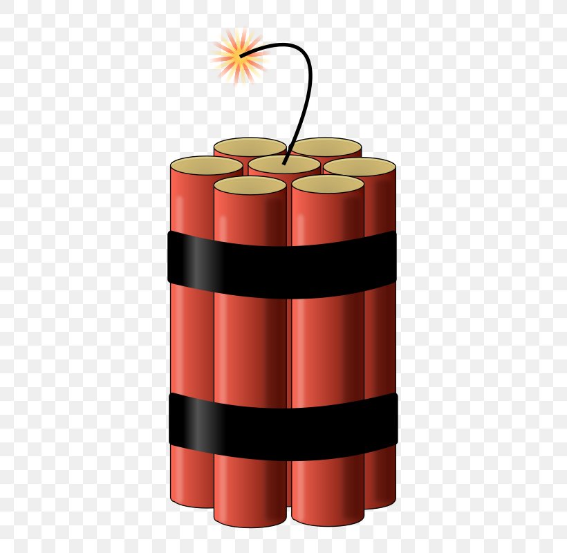 Dynamite TNT Explosion Clip Art, PNG, 400x800px, Dynamite, Bomb, Cylinder, Explosion, Fuse Download Free