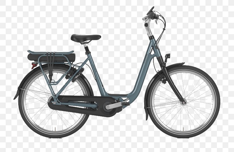 Electric Bicycle Gazelle Step-through Frame Electricity, PNG, 820x534px, Electric Bicycle, Automotive Wheel System, Bicycle, Bicycle Accessory, Bicycle Frame Download Free