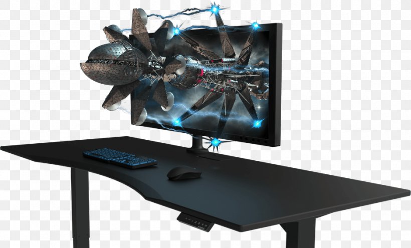 Gaming Computer Computer Desk Video Games Desktop Computers, PNG, 937x566px, Gaming Computer, Computer, Computer Desk, Computer Monitor Accessory, Desk Download Free