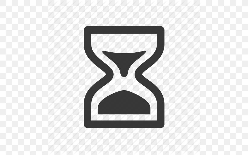 Hourglass Icon Design, PNG, 512x512px, Hourglass, Black And White, Brand, Cursor, Egg Timer Download Free