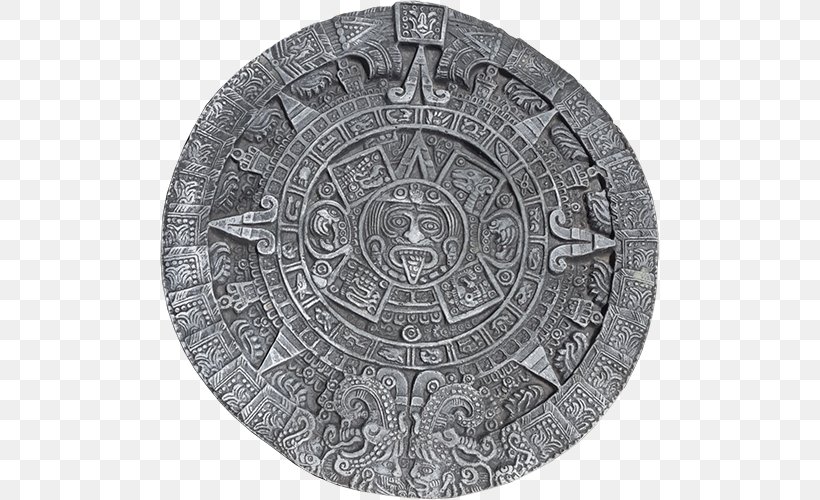 Aztec Calendar Aztecs Black & White, PNG, 500x500px, Aztec Calendar, Archaeological Site, Archaeology, Aztecs, Black White M Download Free