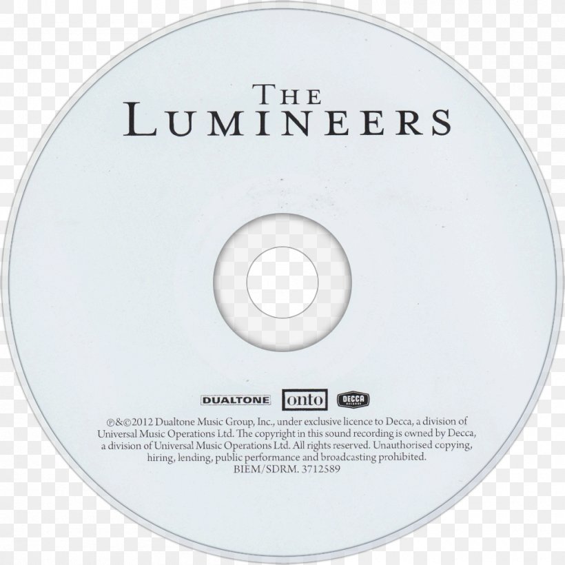 Compact Disc The Lumineers Brand, PNG, 1000x1000px, Compact Disc, Brand, Cd Usa, Data Storage Device, Dvd Download Free
