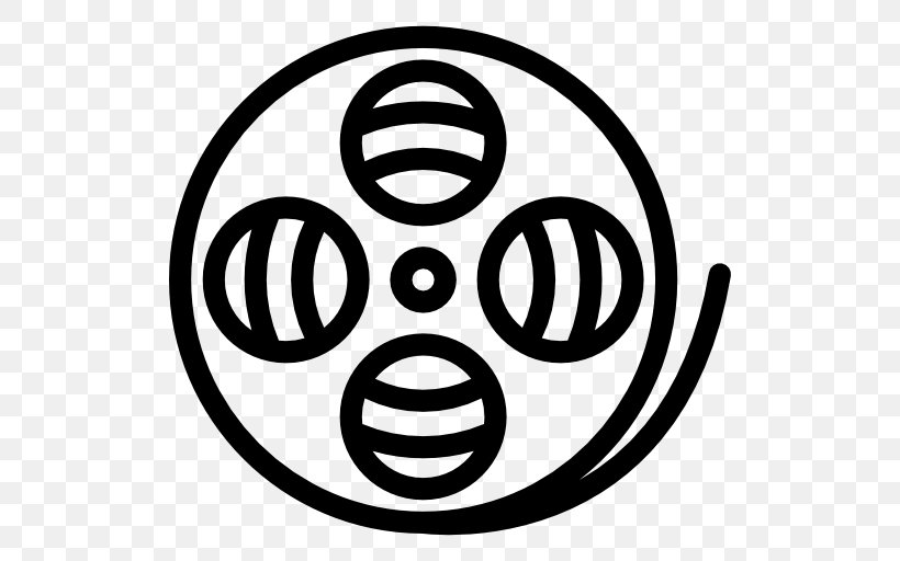 Film Reel, PNG, 512x512px, Film, Area, Black And White, Cinema, Digital Media Download Free