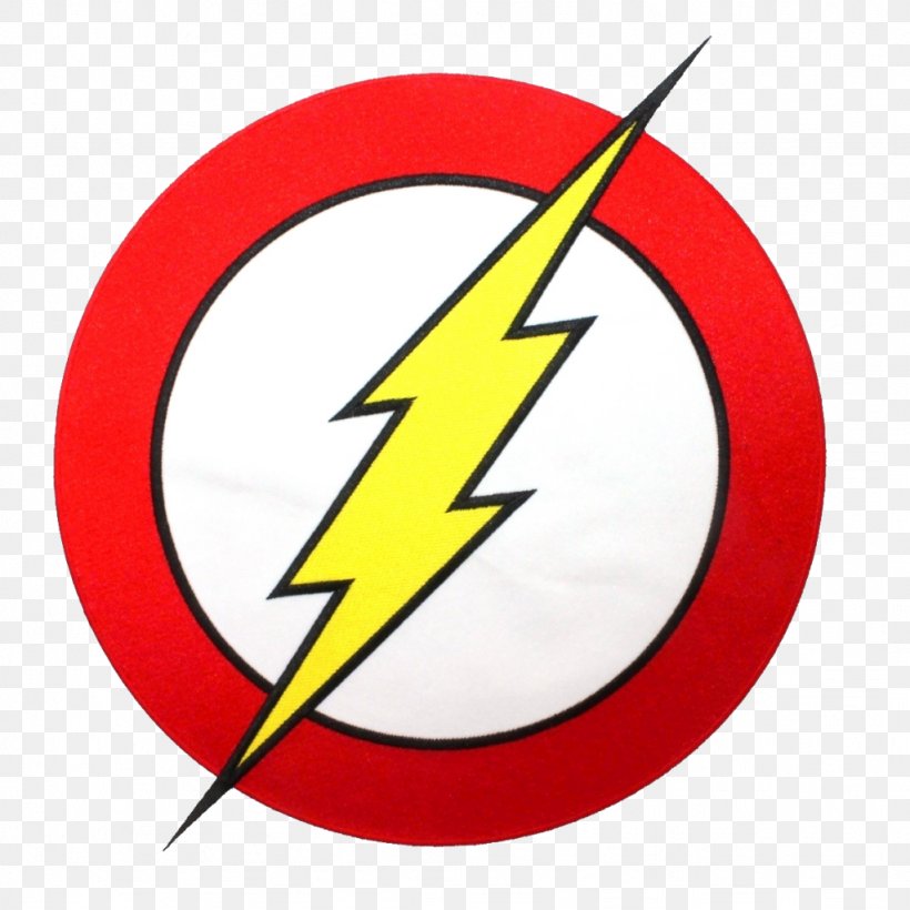 Flash Logo Sticker Iron-on Superman, PNG, 1024x1024px, Flash, Area, Comic Book, Dc Comics, Decal Download Free