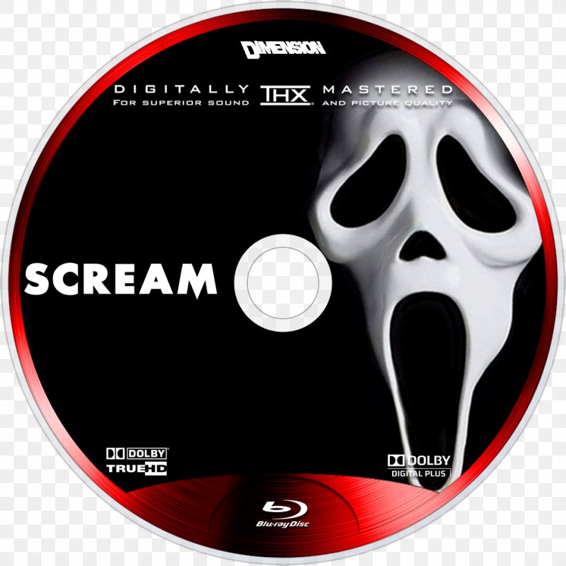 Ghostface Halloween Horror Nights Scream T-shirt, PNG, 1000x1000px, Ghostface, Brand, Compact Disc, Drew Barrymore, Dvd Download Free
