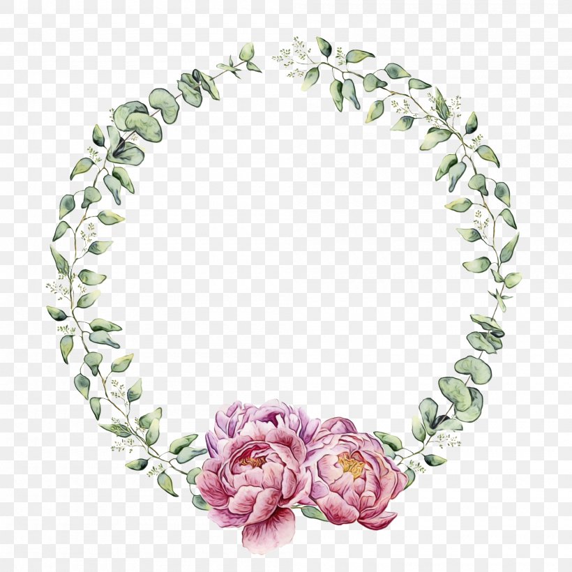 Watercolor Painting Flower Painting Wreath Illustration, PNG, 2000x2000px, Watercolor Painting, Drawing, Fashion Accessory, Flower, Flower Painting Download Free