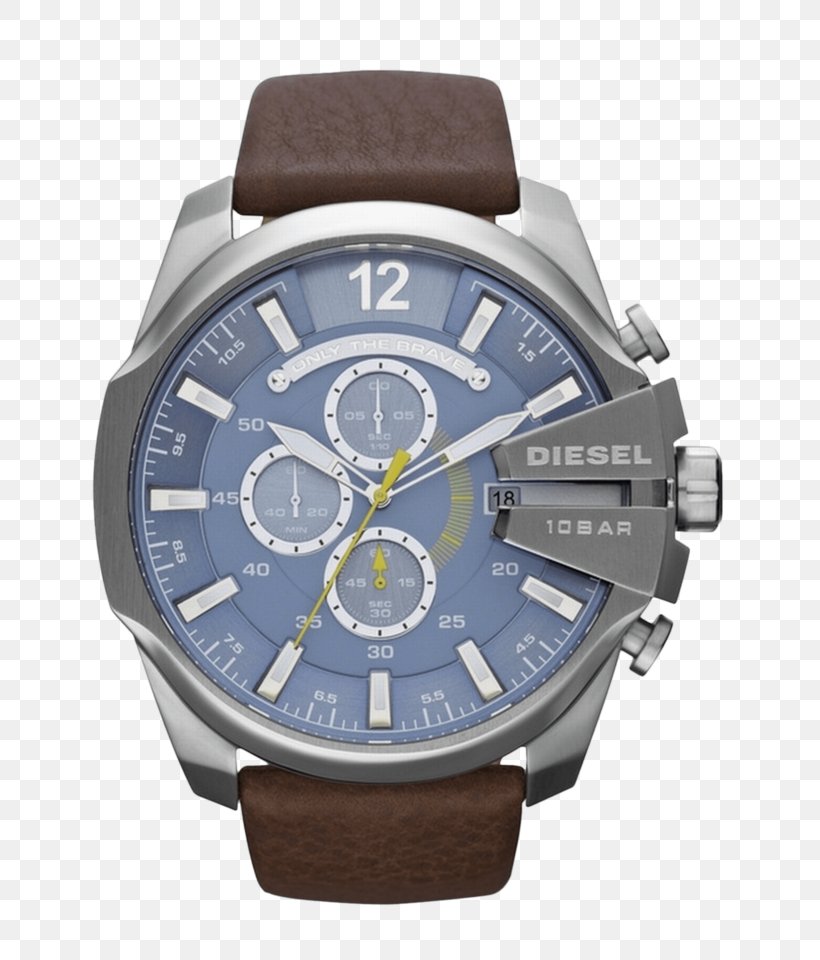 Diesel Mega Chief Chronograph Watch Pilgrim Aidin, PNG, 640x960px, Diesel Mega Chief Chronograph, Brand, Brown, Chronograph, Customer Download Free