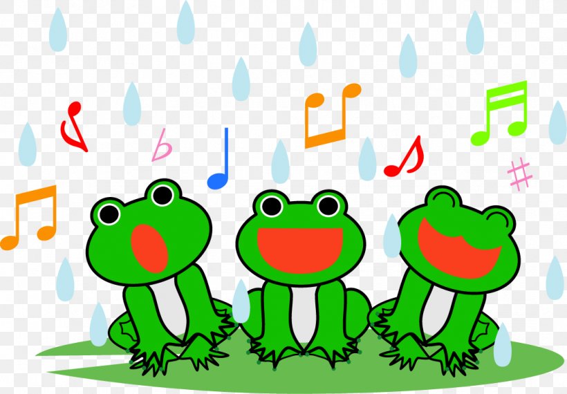 Frog Song Choir East Asian Rainy Season Illustration, PNG, 1084x754px, Watercolor, Cartoon, Flower, Frame, Heart Download Free