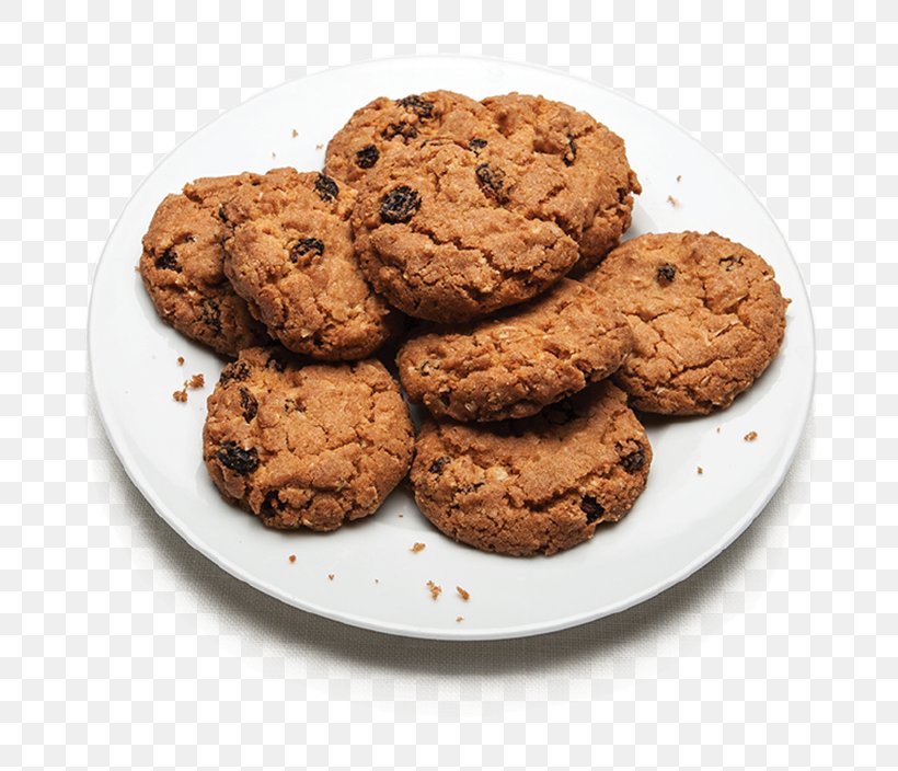 Oatmeal Raisin Cookies Chocolate Chip Cookie Muffin Peanut Butter Cookie Biscuits, PNG, 680x704px, Oatmeal Raisin Cookies, Anzac Biscuit, Baked Goods, Baking, Biscuit Download Free