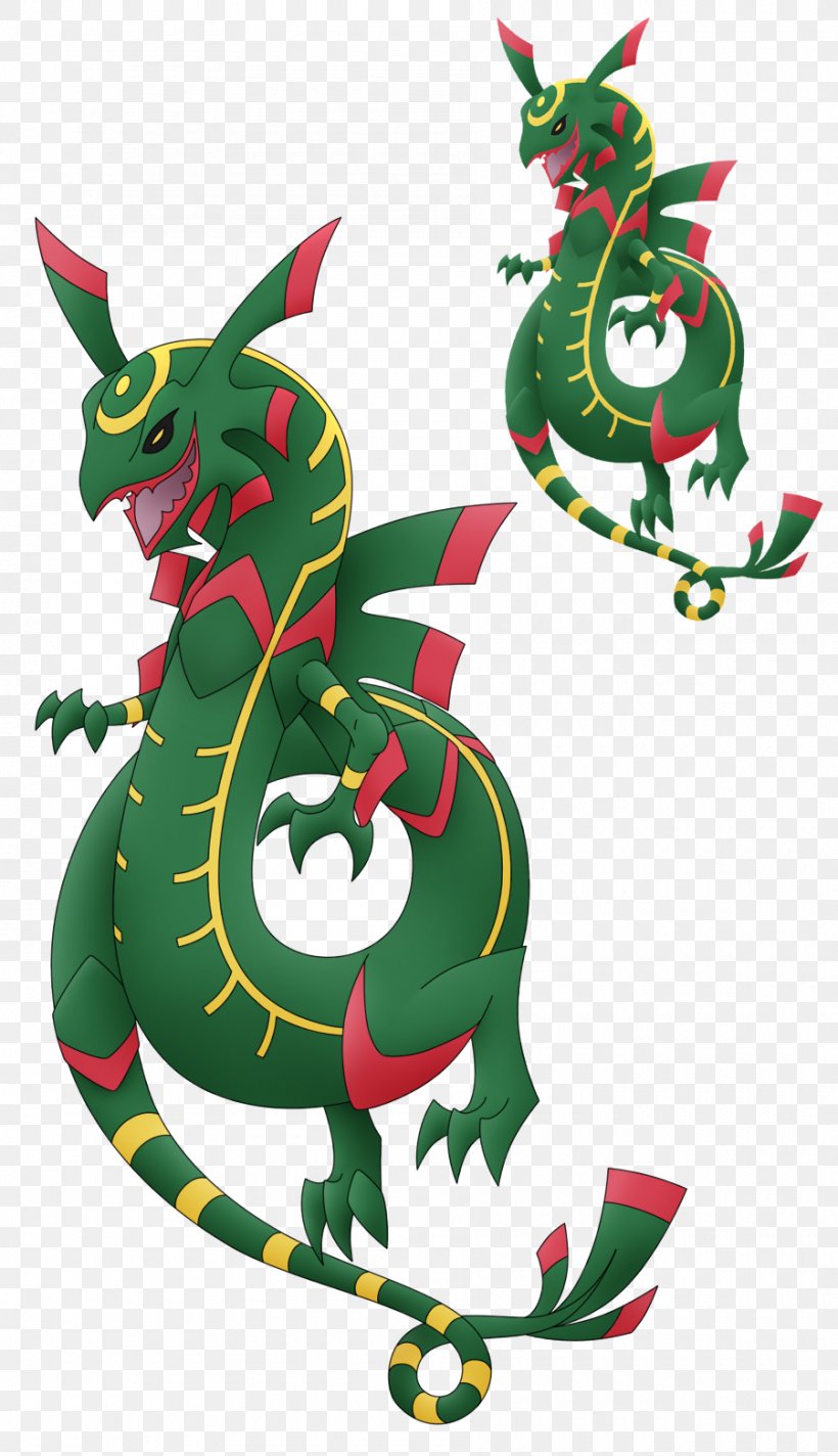 Rayquaza Deoxys Dragon Pokémon Art, PNG, 900x1564px, Rayquaza, Art, Christmas, Christmas Decoration, Christmas Ornament Download Free