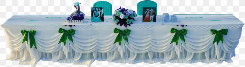Table Wedding Reception, PNG, 3097x850px, Table, Aqua, Blue, Drinkware, Electric Blue Download Free