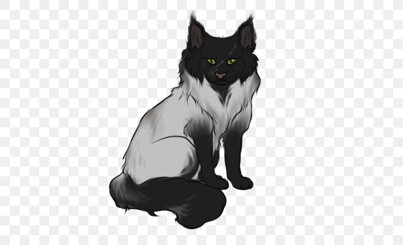 Whiskers Kitten Domestic Short-haired Cat Black Cat, PNG, 500x500px, Whiskers, Black Cat, Canidae, Carnivoran, Cartoon Download Free