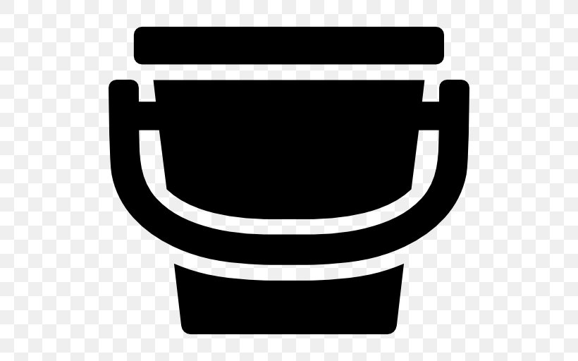 Bucket, PNG, 512x512px, Bucket, Black, Black And White, Cup, Drinkware Download Free