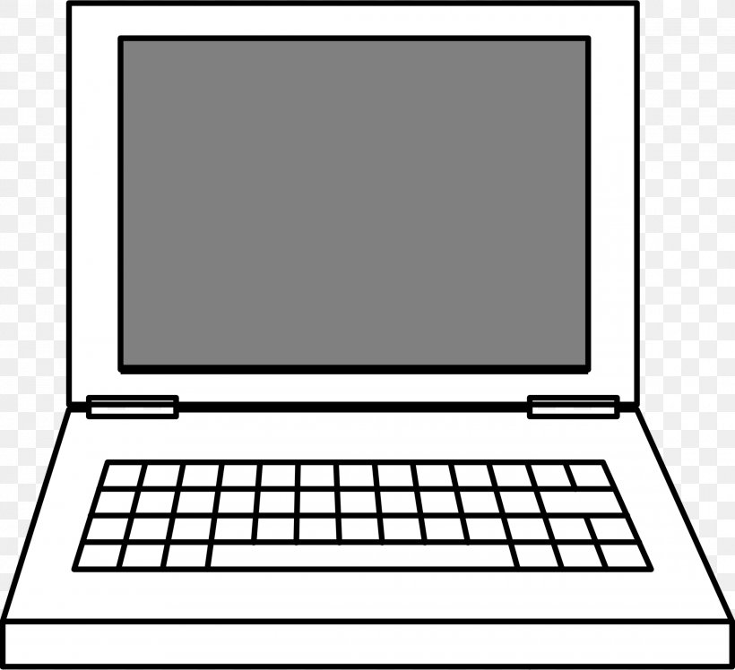 Laptop Personal Computer Clip Art, PNG, 2280x2081px, Laptop, Area, Black And White, Brand, Computer Download Free
