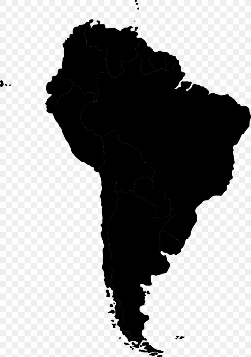 South America Vector Map Drawing Clip Art Png 898x1280px South