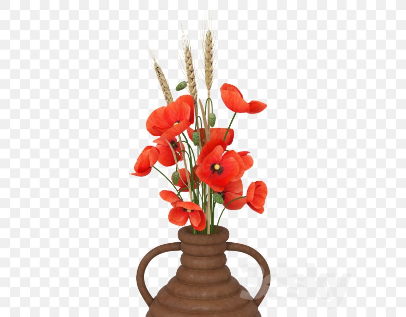 Floral Design Vase Flower Bouquet Cut Flowers, PNG, 640x640px, 3d Computer Graphics, 3d Modeling, Floral Design, Anthurium, Artificial Flower Download Free