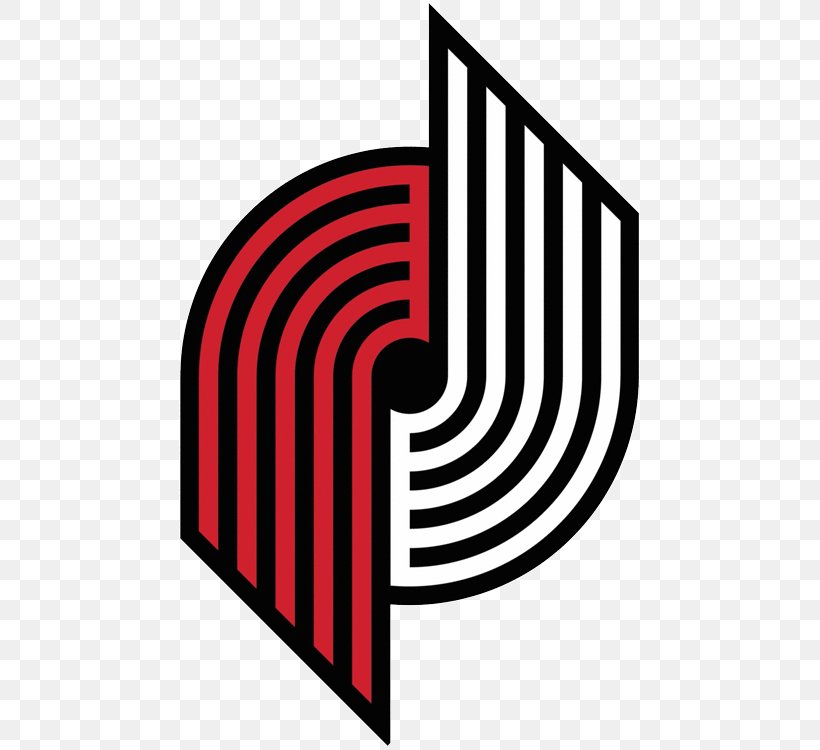 Portland Trail Blazers Logo NBA, PNG, 475x750px, Portland Trail Blazers, Area, Black And White, Brand, Damian Lillard Download Free