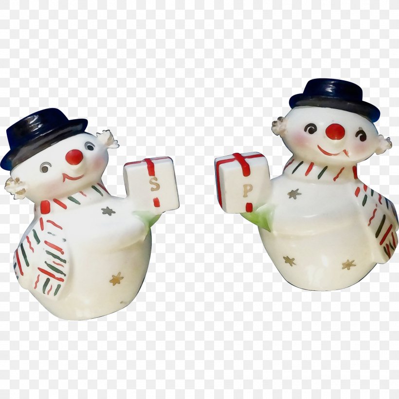 Snowman, PNG, 1765x1765px, Watercolor, Ceramic, Figurine, Paint, Salt And Pepper Shakers Download Free