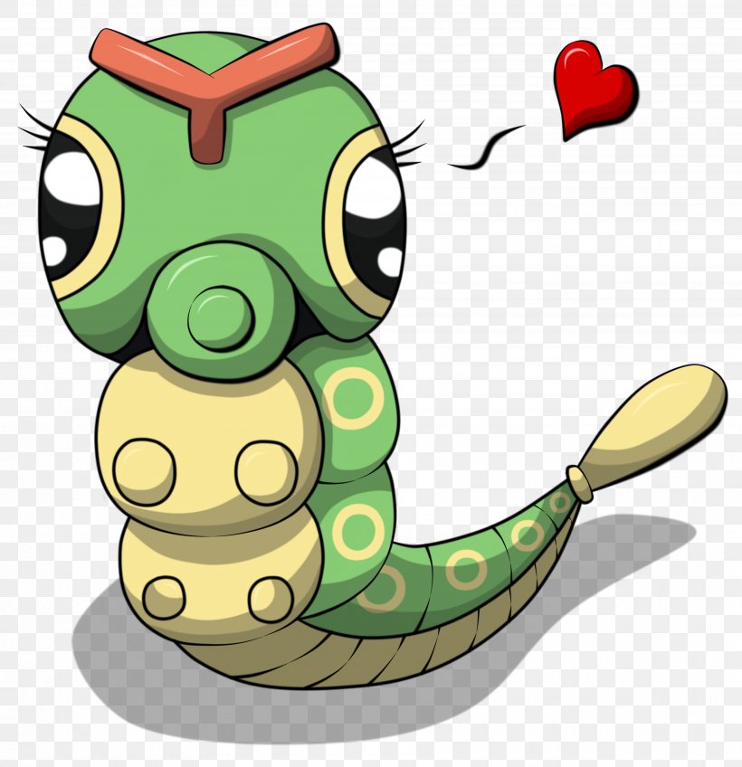 Pokémon Art Academy 0 Drawing Caterpie, PNG, 3549x3674px, 2014, Pokemon, Amphibian, Caterpie, Dialga Download Free