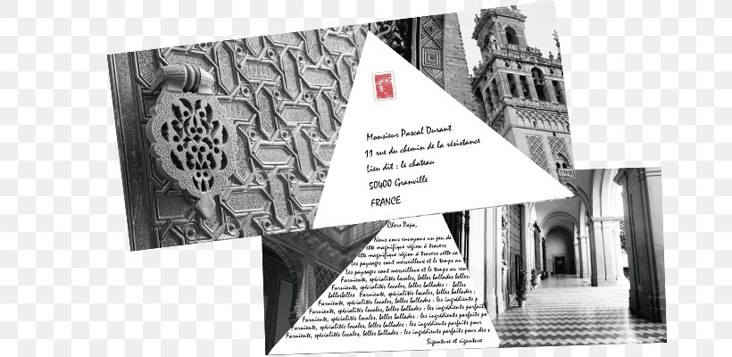 Post Cards White Mont Saint-Michel Bay Mail Le Mont Saint-Michel, PNG, 700x400px, Post Cards, Black And White, Brand, English, Home Download Free