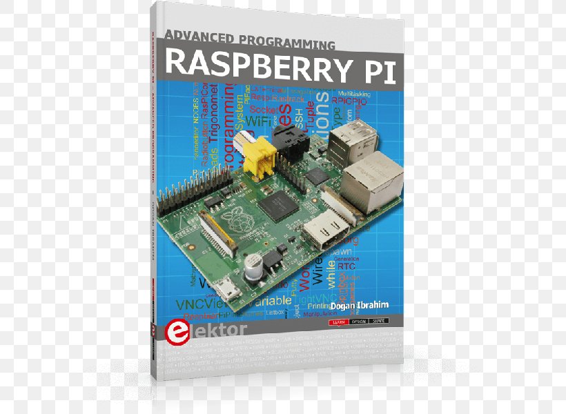 Raspberry Pi For Dummies Elektor Programming Language Computer Programming, PNG, 600x600px, Raspberry Pi, Book, Circuit Component, Computer, Computer Hardware Download Free