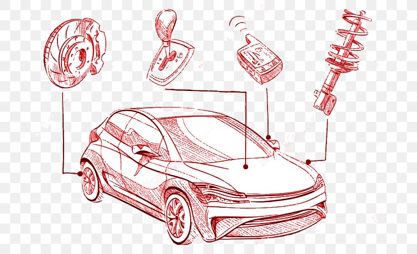 Car Drawing Automotive Design Automobile Repair Shop, PNG, 680x500px, Car, Auto Mechanic, Automobile Repair Shop, Automotive Design, Automotive Exterior Download Free