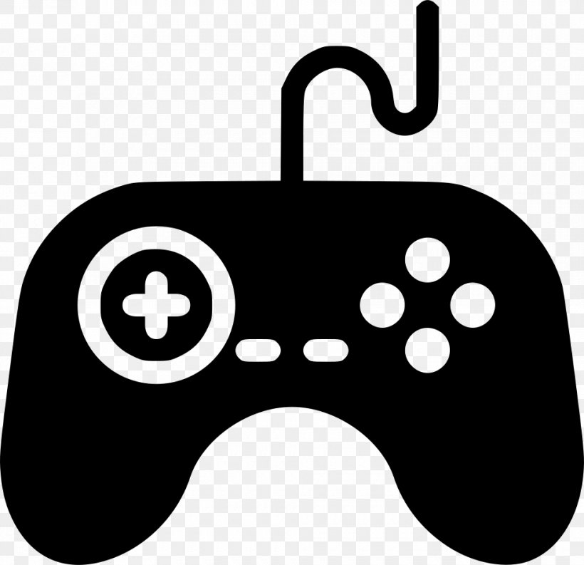 Game Controllers Gamepad Joystick, PNG, 980x948px, Game Controllers, Black, Black And White, Cdr, Flat Design Download Free