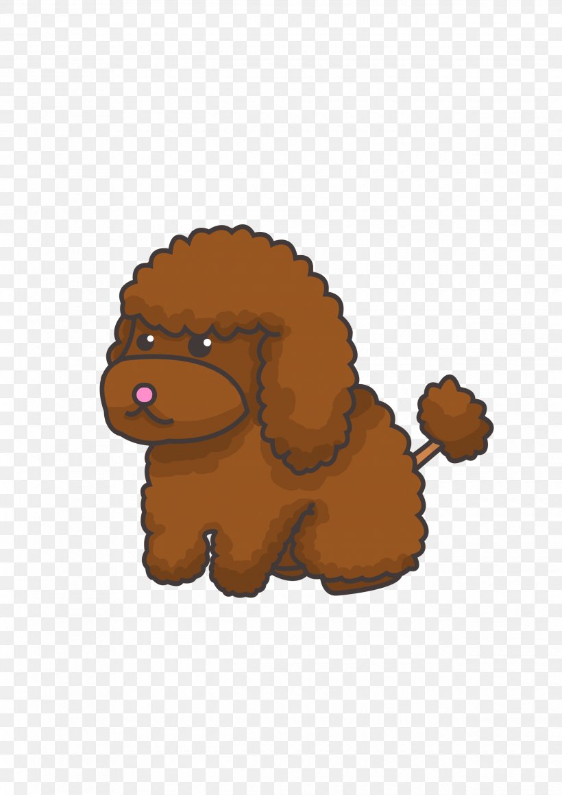 Toy Poodle Puppy Cartoon, PNG, 2480x3508px, Poodle, Animal, Bear