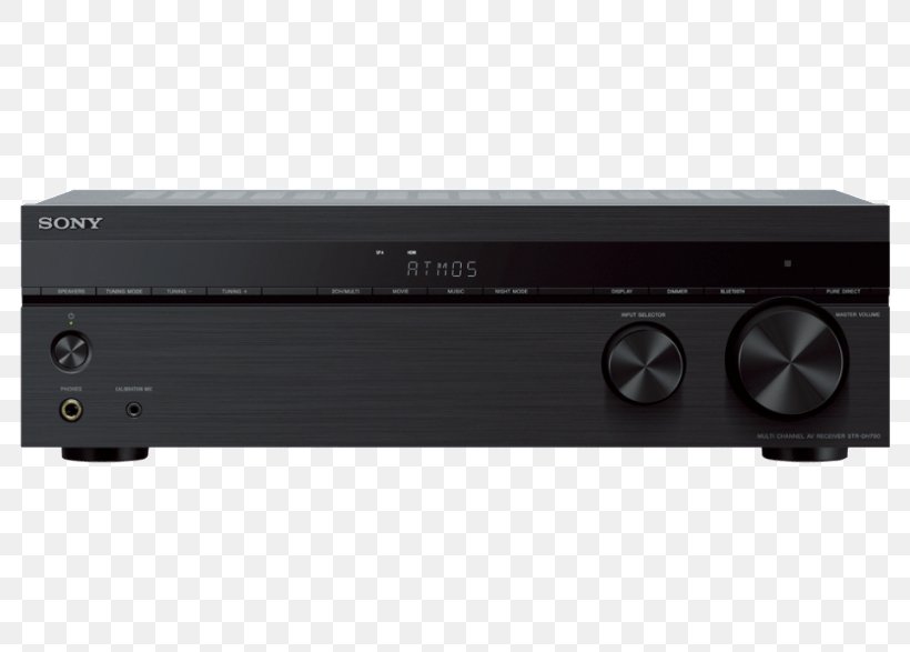 AV Receiver Home Theater Systems Sony Corporation Dolby Atmos Radio Receiver, PNG, 786x587px, 4k Resolution, Av Receiver, Audio, Audio Equipment, Audio Receiver Download Free
