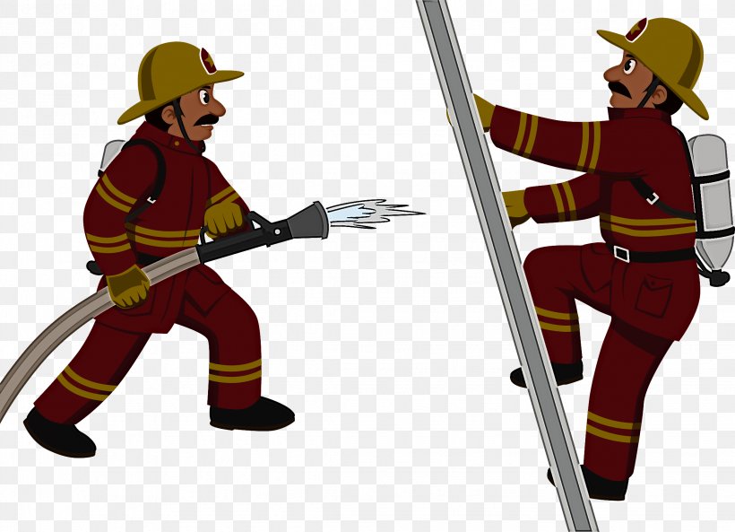 Firefighter, PNG, 2244x1624px, Cartoon, Construction Worker ...