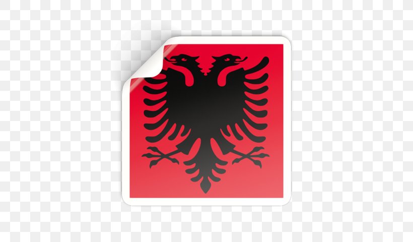 Flag Of Albania Albanian Greater Albania T-shirt, PNG, 640x480px, Albania, Albanian, Albanians, Brand, Doubleheaded Eagle Download Free