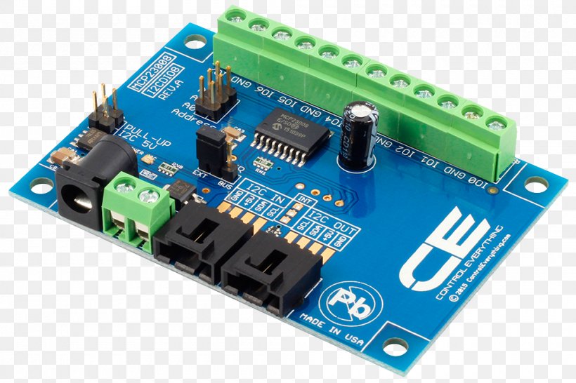 Microcontroller Power Supply Unit Electronics Electronic Circuit Electronic Component, PNG, 1000x667px, Microcontroller, Adapter, Capacitor, Circuit Component, Circuit Prototyping Download Free