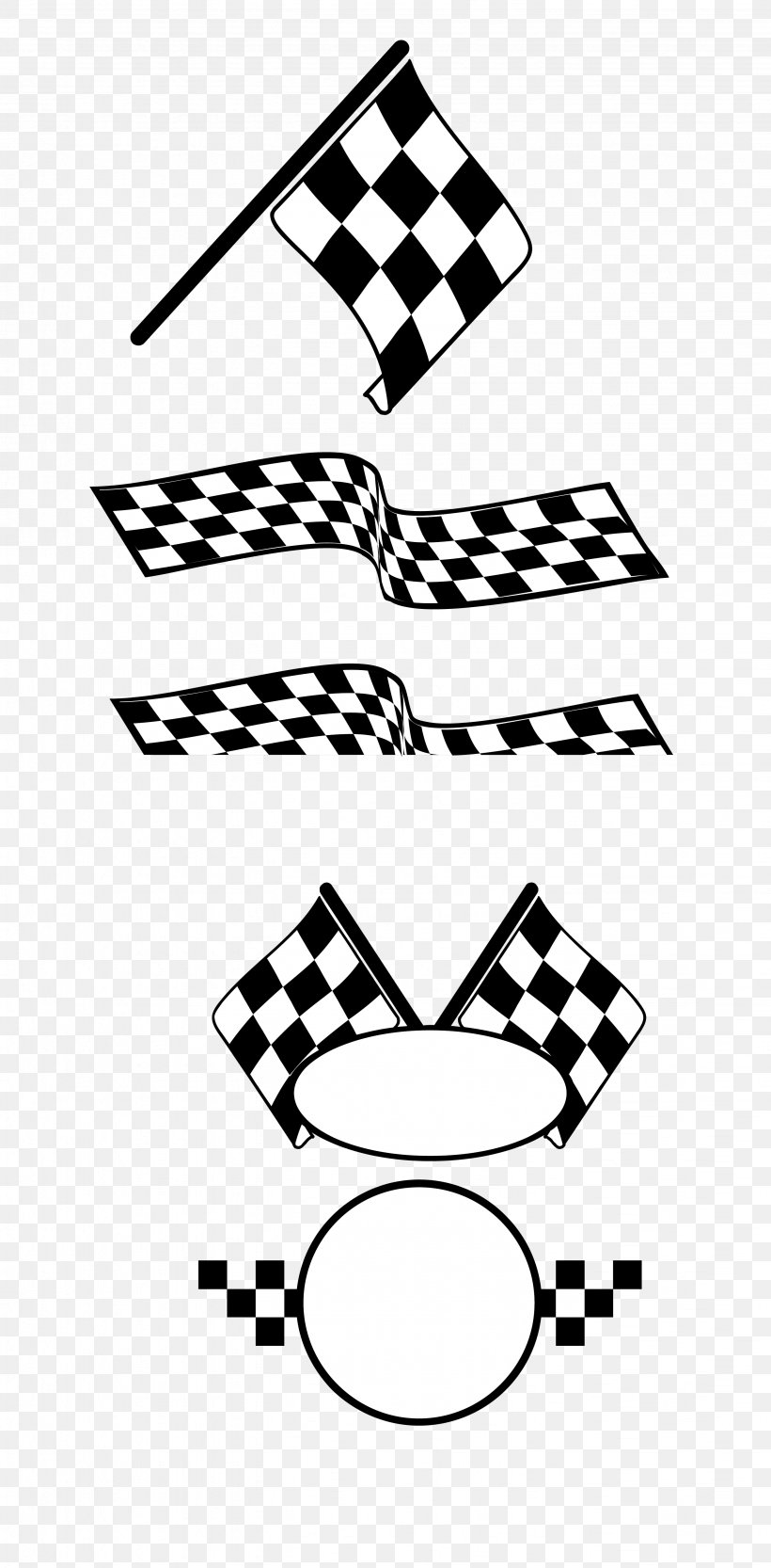 Auto Racing Racing Flags, PNG, 2862x5817px, Black And White, Area, Auto  Racing, Cartoon, Clip Art Download