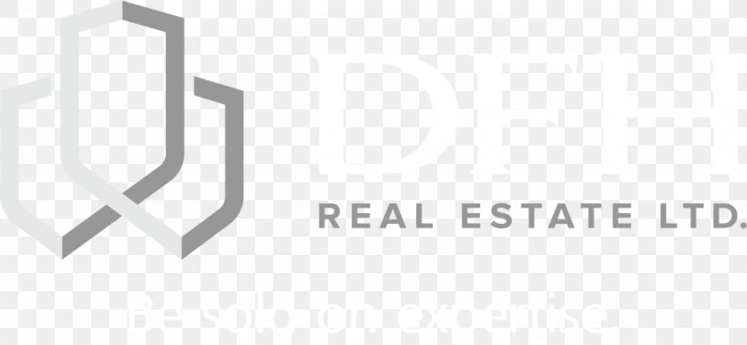 DFH Real Estate Ltd. Estate Agent House Property, PNG, 915x424px, Real Estate, Apartment, Black And White, Brand, D F H Real Estate Ltd Download Free