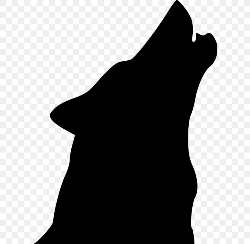 Gray Wolf Drawing Silhouette Clip Art, PNG, 607x800px, Gray Wolf, Black, Black And White, Black Wolf, Carnivoran Download Free