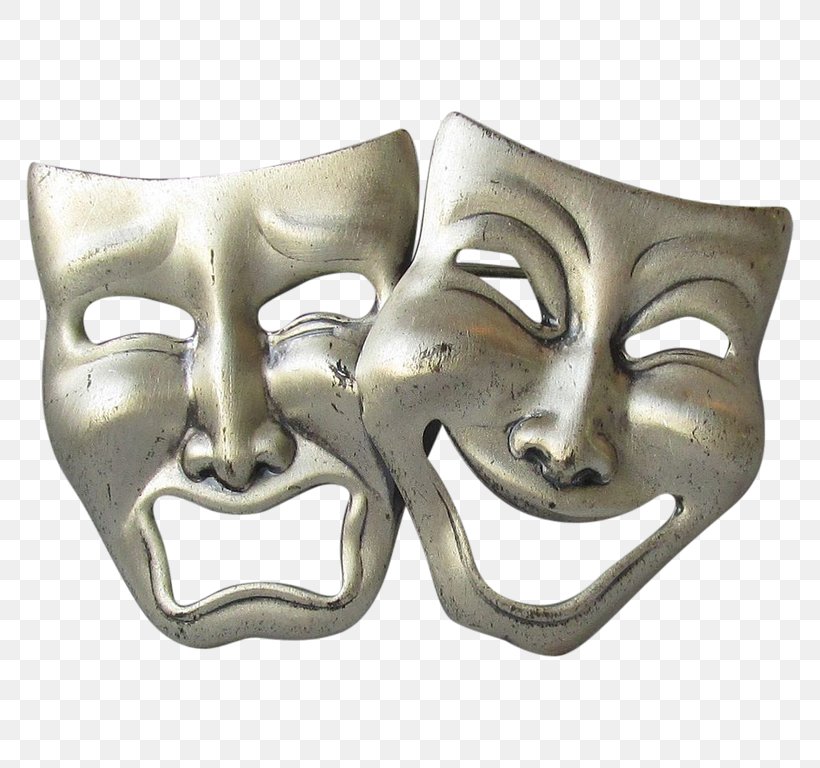 Sock And Buskin Mask Theatre Tragedy Drama, PNG, 768x768px, Sock And Buskin, Acting, Comedy, Drama, Mask Download Free