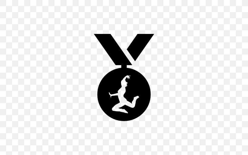Gold Medal Olympic Medal Award Gymnastics, PNG, 512x512px, Medal, Award, Black And White, Brand, Bronze Medal Download Free