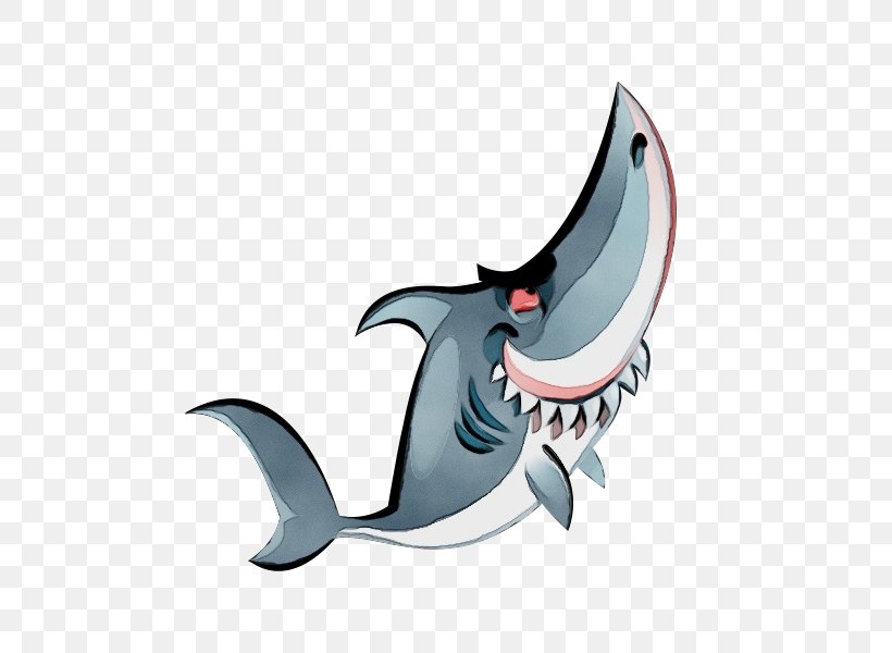 Great White Shark Background, PNG, 600x600px, Watercolor, Baby Shark, Carcharhiniformes, Cartilaginous Fish, Cartoon Download Free