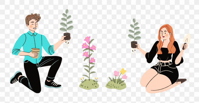 Human Cartoon Shoe Behavior Sitting, PNG, 2500x1301px, Gardening, Behavior, Cartoon, Human, Paint Download Free