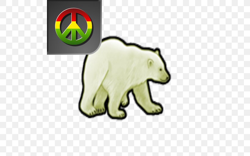 Polar Bear Terrestrial Animal, PNG, 512x512px, Polar Bear, Animal, Animal Figure, Bear, Carnivoran Download Free
