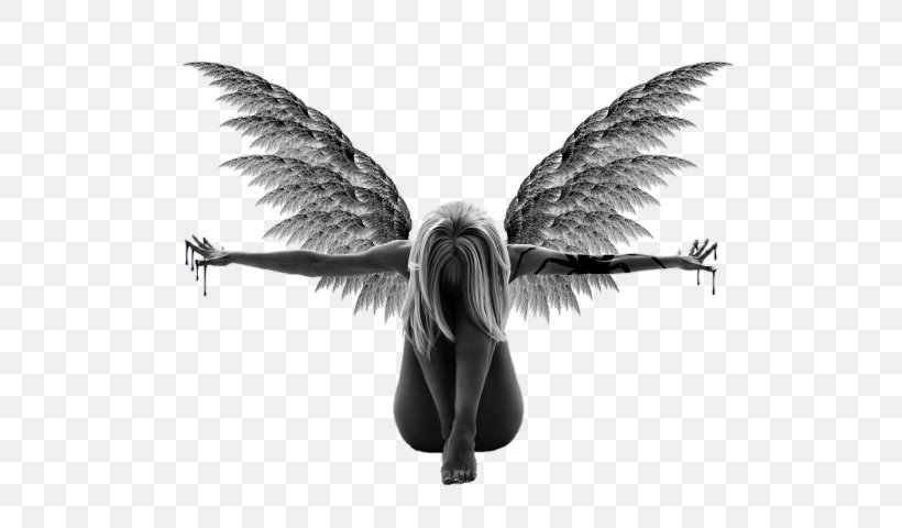 Clip Art Angel Devil Image, PNG, 585x480px, Angel, Archangel, Azrael, Black And White, Demon Download Free