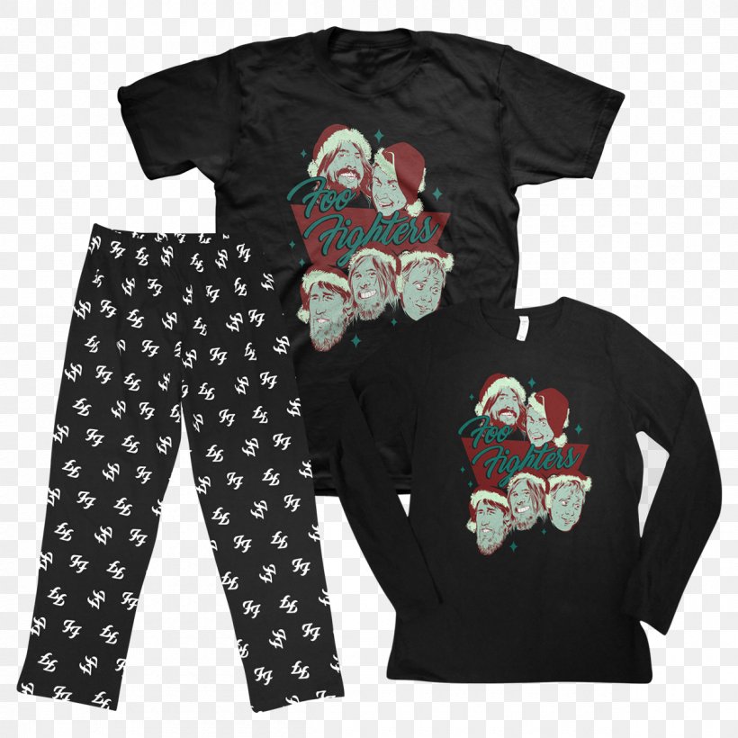 T-shirt Pajamas Foo Fighters Christmas Day Christmas Jumper, PNG, 1200x1200px, Tshirt, Bluza, Christmas Day, Christmas Jumper, Clothing Download Free