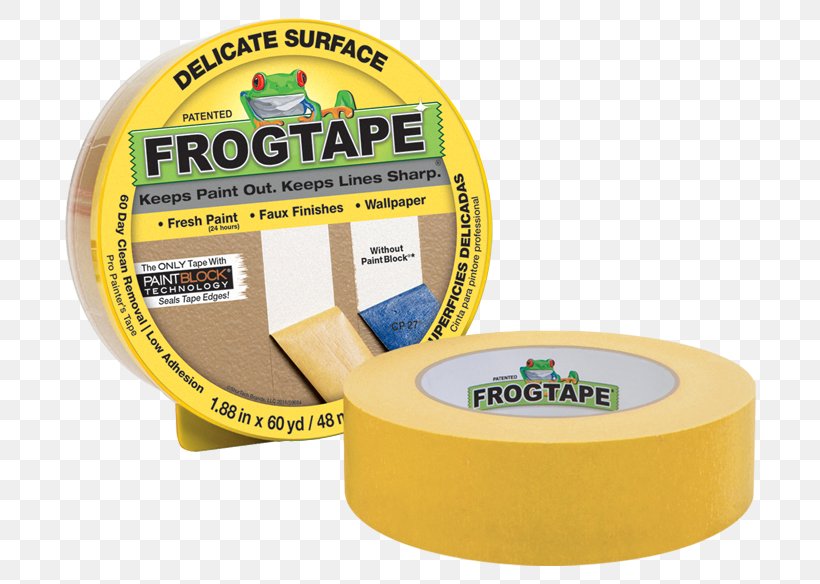 Adhesive Tape Paper Masking Tape Shurtech Delicate Surface Yellow Painting Tape, PNG, 748x584px, Adhesive Tape, Adhesive, Duct Tape, Hardware, House Painter And Decorator Download Free