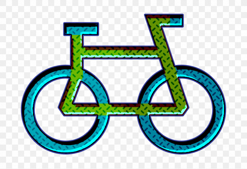 Bike Icon Vehicles And Transports Icon, PNG, 1244x852px, Bike Icon, Electric Blue, Line, Symbol, Turquoise Download Free