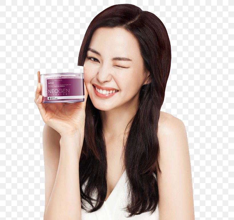 Lee Ha-nui Neogen Bio-Peel Gauze Peeling Cosmetics Model Neogen Dermalogy Real Fresh Foam Cleanser, PNG, 612x769px, Lee Hanui, Actor, Beauty, Brown Hair, Cheek Download Free