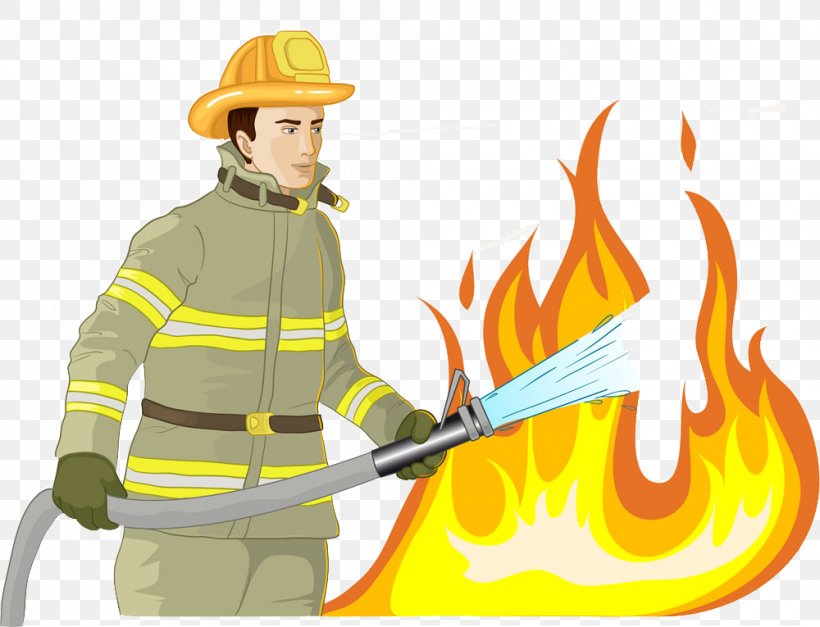 Firefighters Extinguishing, PNG, 1000x765px, Firefighter, Cartoon, Construction Foreman, Construction Worker, Engineer Download Free